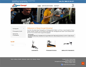 Fitness Concept - Online Shop